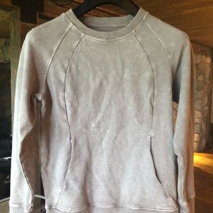 Lululemon scuba sweatshirt. Anthracite grey Size 6